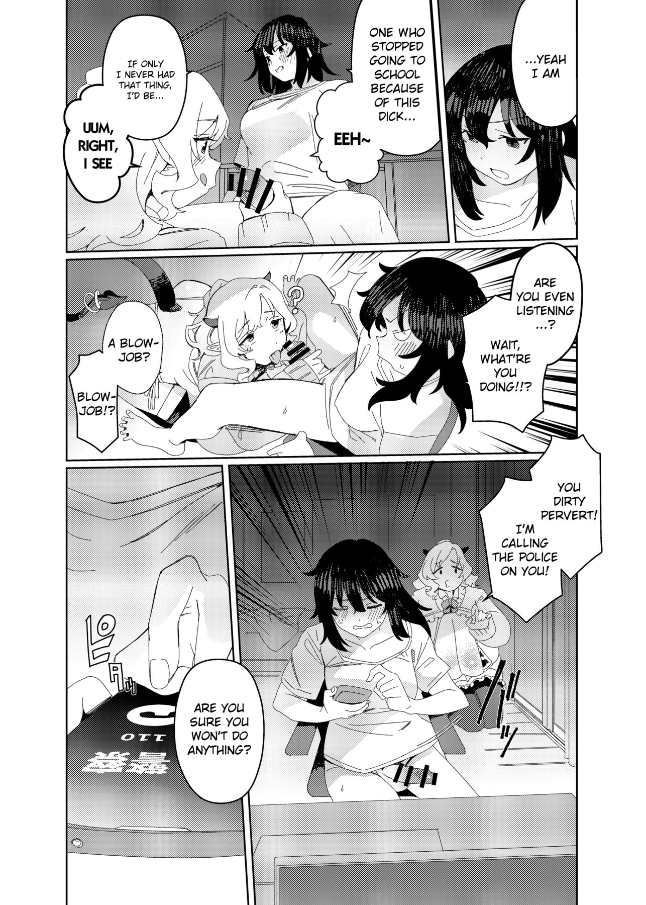 Hentai Manga Comic-Gal Succubus to Futanari Neet-Read-8